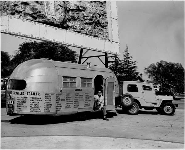 Wally with Trailer in 1948